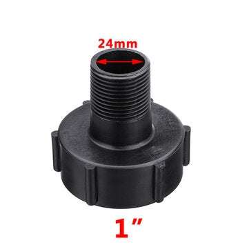 1000L IBE Tote Tank Drain Adapter Coarse Thread Garden Hose Adapter (TYPE: C)
