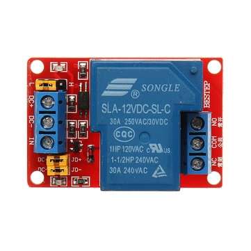 1 Channel 12V Relay Module 30A With Optocoupler Isolation Support High And Low Level Trigger BESTEP