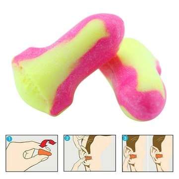 10 Pair Lovely Howard Leight Laser Lite Soft Foam Earplugs Headphone Earpads Snore Sleep No Cords