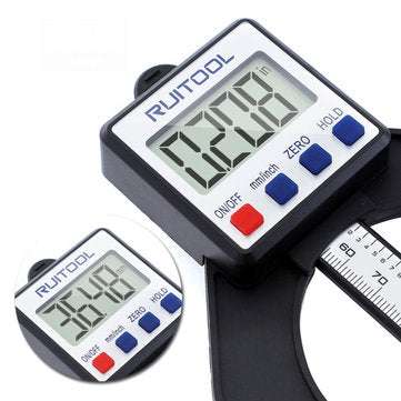 0-80mm Digital Height Gauge Magnetic Feet Electronic Caliper Depth Gage For Router Tables Woodworkin