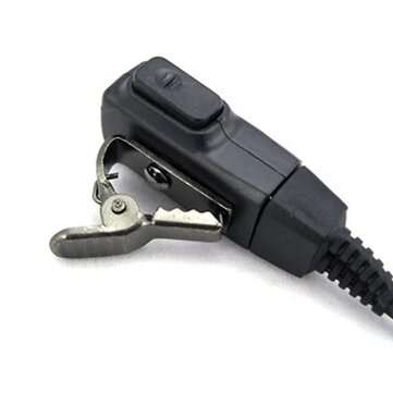 1 Pin FBI Earhook Earpiece D Type Headset PTT for Motorola Talkabout Portable Radio TLKR T4 T60 T80