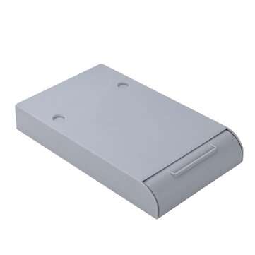 1 Piece Large Self Adhesive Hiden Under Desk Drawer Type Pen Holder Pencil Case Tra... (COLOR: GREY)