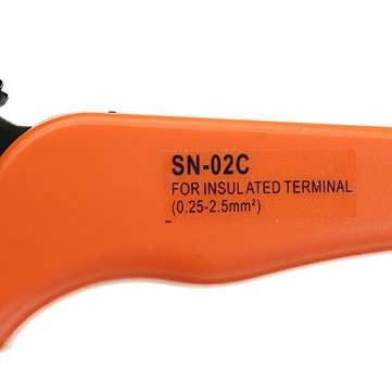 COLORS SN-02C 0.25-2.5mm Crimping Press Pliers Wire Stripper Portable Crimper Cables Terminal Tube S