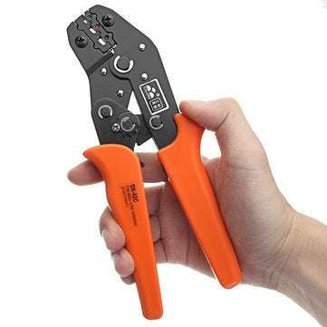 COLORS SN-02C 0.25-2.5mm Crimping Press Pliers Wire Stripper Portable Crimper Cables Terminal Tube S
