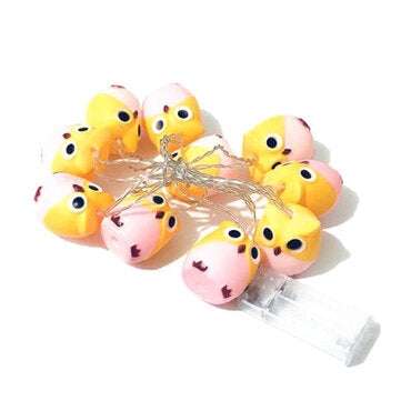 Battery Supply Owl LED String Fairy Light DIY Halloween Christmas ... (LIGHT COLOR: WHITE | TYPE: B)