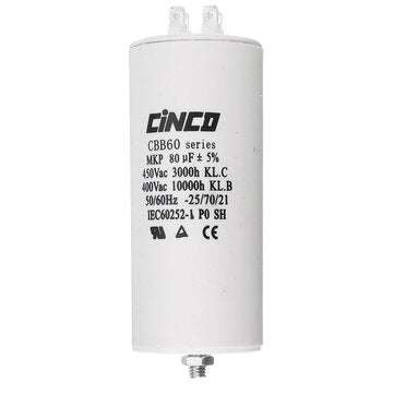 CBB60 80UF 450V Water Pump Motor Run Capacitor
