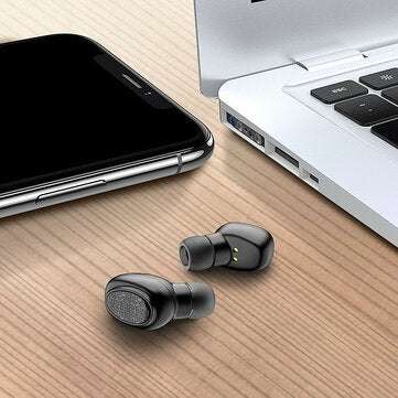 Bakeey TWS bluetooth V5.0 Power Display Earphone Noise Cancelling Earbuds with Rotation Charging Cas