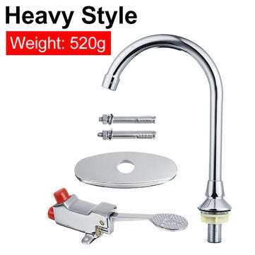1/2 Inch Floor Foot Pedal Control Switch Tap Valve Basin Single Faucet For Home (SIZE: #1)