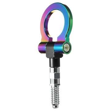 Car Front Rear Bumper Screw-on Tow Hook Racing Style Aluminum for BMW Mitsubish