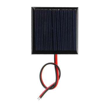 0.25W 5V 45*45mm Mini Polysilicon Solar Panel Epoxy board with Wire