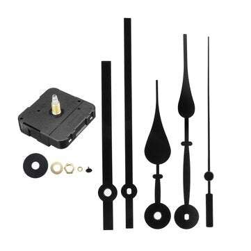 Black Hand DIY High Torque Quartz Clock Movement Kit 20mm Medium Spindle Set