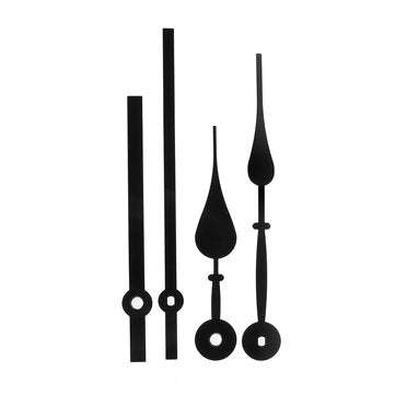 Black Hand DIY High Torque Quartz Clock Movement Kit 20mm Medium Spindle Set