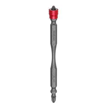 Broppe 5pcs 110mm PH2 Magnetic Screwdriver Bits Aluminum Ring 1/4 Inch Hex Shank Screwdriver