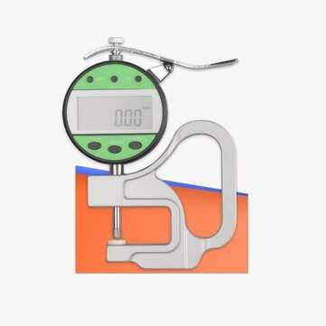 0-10mm Depth 30mm Digital Thickness Gauge Electronic High Precision Suitable for Measuring Paper Lea