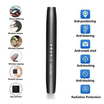 Anti Spys Camera Detector Pen Wireless RF Signal Finder Hidden Cams Audio Bug GSM Anti GPS Car Track