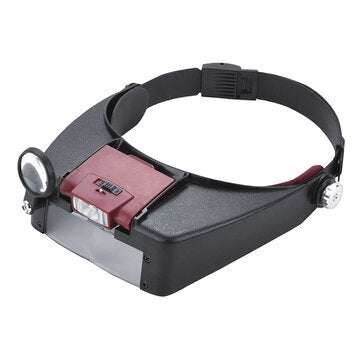 1.5X 3X 6.5X 8X LED Watch Maintenance Magnifying Glasses For Reading Optivisor Magnifying Glass Loup