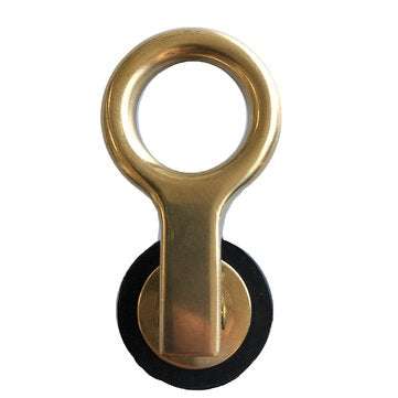 1" 25mm Brass Plated Marine Boat Snap Handle Locking Drain Plug Boat Livewell Drain Plug with Snap H