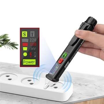 ANENG VD410A AC 12~1000V Dynamic Digital Display Non-contact Induction Electric Pen Voltage Test Pen