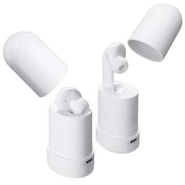 [bluetooth 5.0] HD TWS Wireless Capsule Separation Earphone Stereo Bilateral Call Headset with Charg