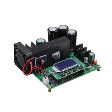 900W 15A Constant Current and Constant Voltage CNC CC CV Step Up Module with LCD Display DC Boost Co