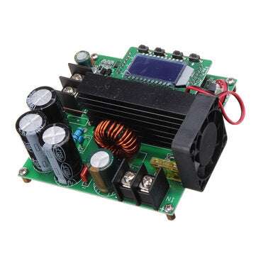 900W 15A Constant Current and Constant Voltage CNC CC CV Step Up Module with LCD Display DC Boost Co