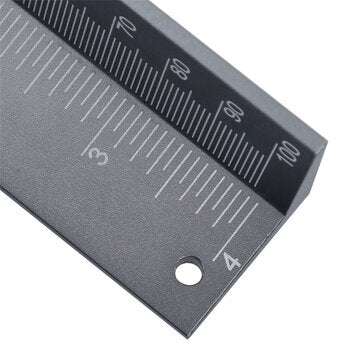 Aluminum Alloy Drill Bit Limit Ring Locator Metric And Inch Double Scale Saw Blade Height Measuring