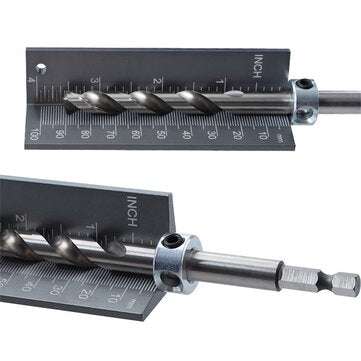 Aluminum Alloy Drill Bit Limit Ring Locator Metric And Inch Double Scale Saw Blade Height Measuring