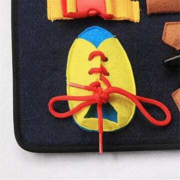 Baby Toy Felt Board Children Preschool Education Basic Skills Learning Toy Learn To Wear Clothes Buc