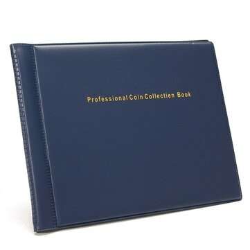 Collecting 240 Coins Storage Holder Money Penny Album Book Coin Album Pockets 21x16cm