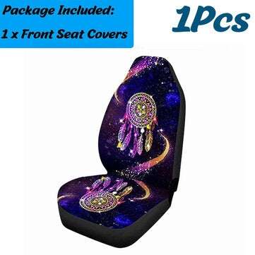 1/7 PCS Universal Car Seat Covers Fantasy Design Front Seat Full Covers (QUANTITY: 1PCS)
