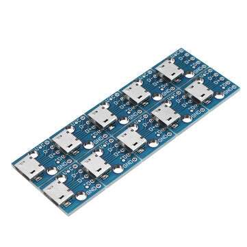 10 pcs MicroUSB to dip Interface Socket 5V Power Conversion Board Mobile Phone Charger to Power Modu