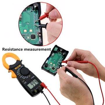 ANENG DT3266L AC/DC Handheld Digital Clamp Meter Voltage Current Resistance Tester Multimeter