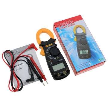 ANENG DT3266L AC/DC Handheld Digital Clamp Meter Voltage Current Resistance Tester Multimeter
