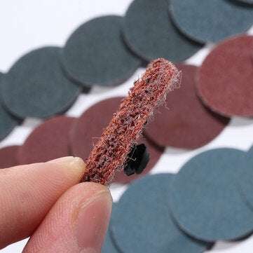 60pcs 2 Inch 50mm Sanding Discs Roll Lock Surface Sanding Discs Pad Polishing Sandpaper Quick Change
