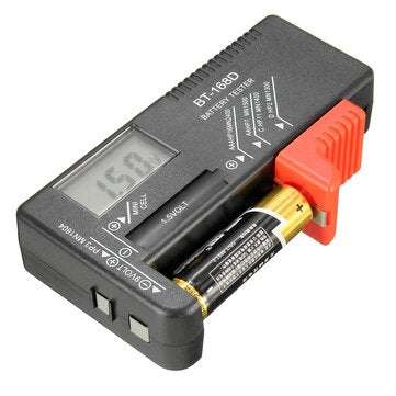 DANIU BT-168D Universal AA/AAA/C/D/9V/1.5V LCD Display Battery Tester Button Cell Volt Checker