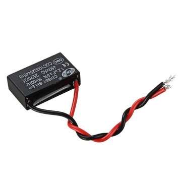 CBB61 3Pcs 1.2UF Starting Capacitance 450V AC Fan Capacitor CBB Motor Run Capacitor