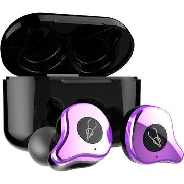 [bluetooth 5.0] Sabbat E12 HiFi TWS Earphone Plating Type-C Wireless Charging Bi... (COLOR.: PURPLE)