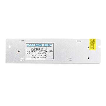 AC110V/220V To DC12V 6A 72W Power Supply Lighting Transformer Adapter for LED Strip Light