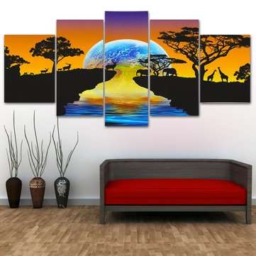 5Pcs Set Star Modern Canvas Print Paintings Unframed Wall Art Pictures Home Decor