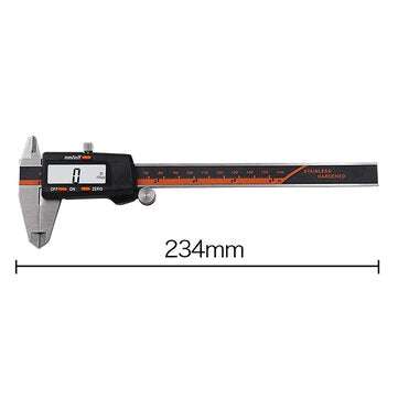 DANIU 150mm Stainless Steel LCD Screen Display Digital Caliper 6 Inch Fraction / MM / Inch High Prec