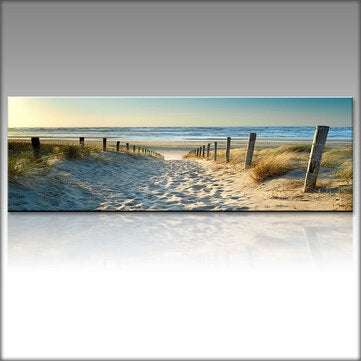 1 Piece Canvas Print Paintings Beach Sea Road Wall Decorative Print Art Pictures... (SIZE: 50*150CM)