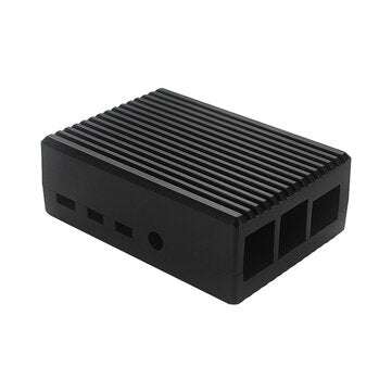 Caturda C2444 Aluminum Alloy Protective Case Heatsink Enclosure for Raspberry Pi 4B