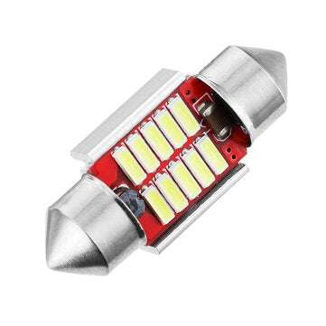 AUDEW 6pcs Car Interior Dome Map Bulbs Double Pointed Decoding License Plate Lights ... (COLOR.: 31)