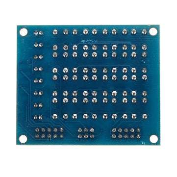 8 LED 4x4 Push Button Switch 16 Keys Matrix Independent Keyboard Module For AVR ARM STM32