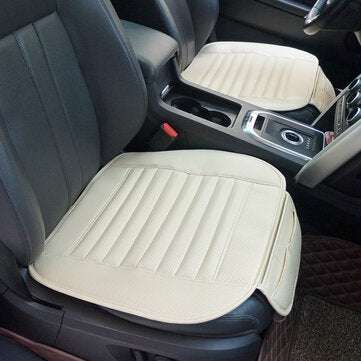Breathable Car Front Seat Cushion Chair Protector Pad Driver Mat Covers Colorful (COLOR: BEIGE)