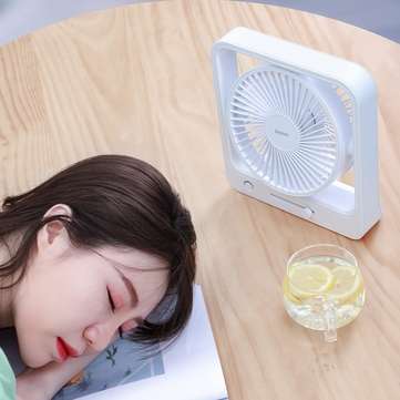 Baseus Shaking Fan Lightweight Protable Fan Dasktop Mini Summer Fan