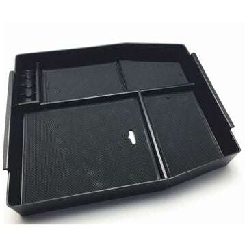 Black Interior Armrest Storage Box Holder For Ford F150 F-150 2015 2016 2017