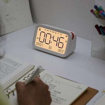 Bakeey Alarm Clock Multi-function Smart bluetooth Timekeeping Clock Digital Diaplsy Electronic with