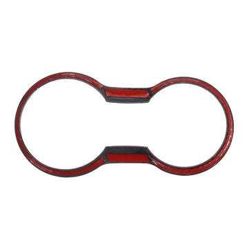 Carbon Fiber Water Car Cup Holder Panel Cover Trim Fit For Ford Mustang 2015-2019