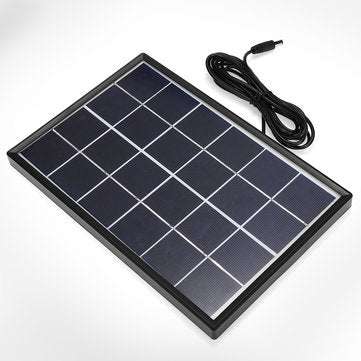 6W 6V 266*175*17mm Polysilicon Solar Panel with Cable & Border